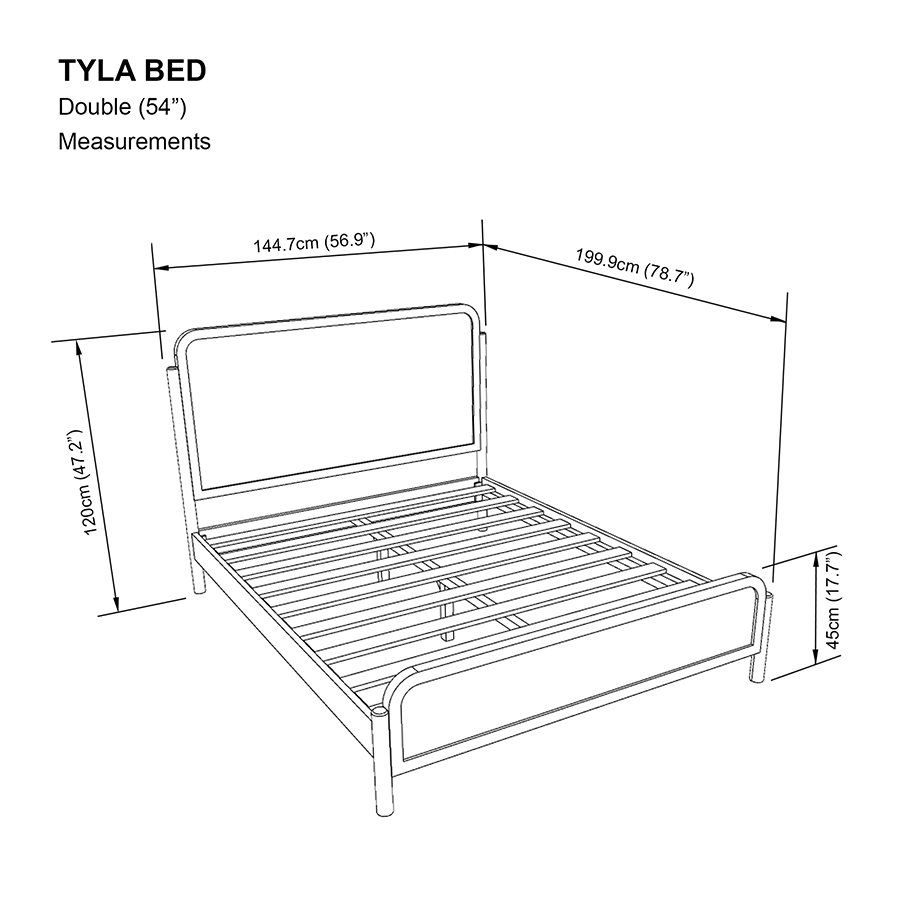 Tyla 54x75" Bed