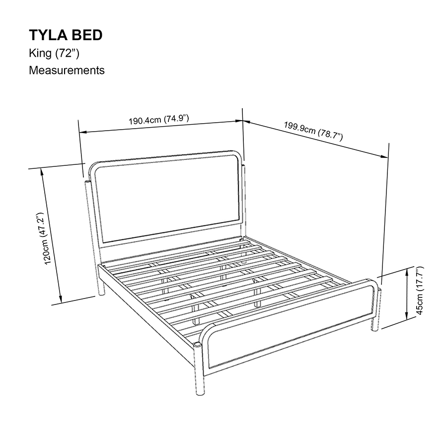 Tyla 72x75" Bed