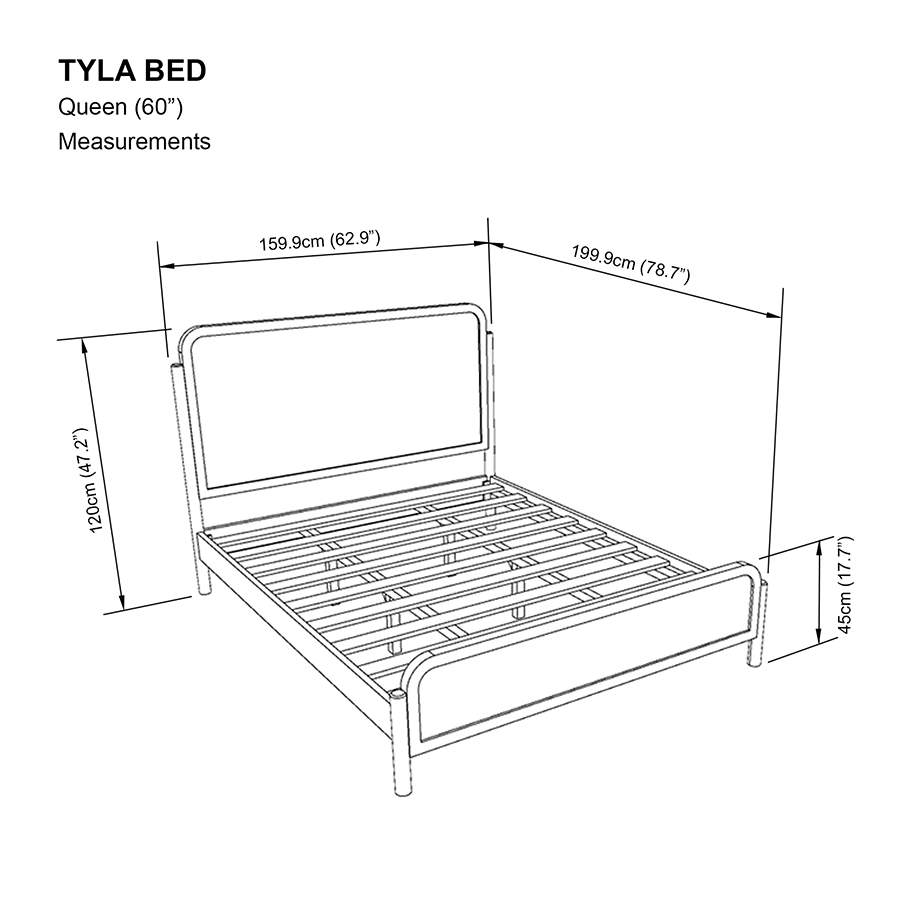 Tyla 60x75" Bed