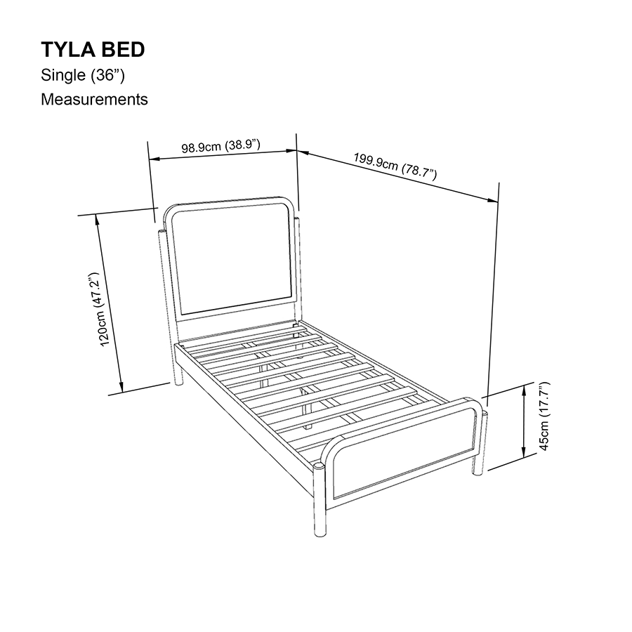 Tyla 36x75" Bed