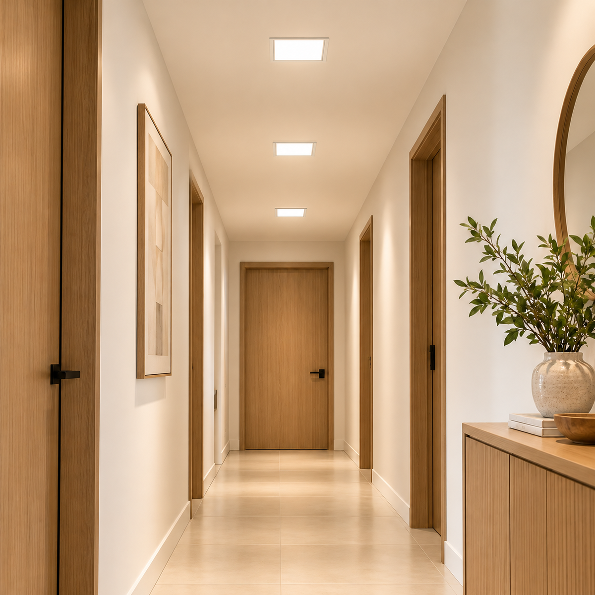 LED Slim Square Downlight Daylight