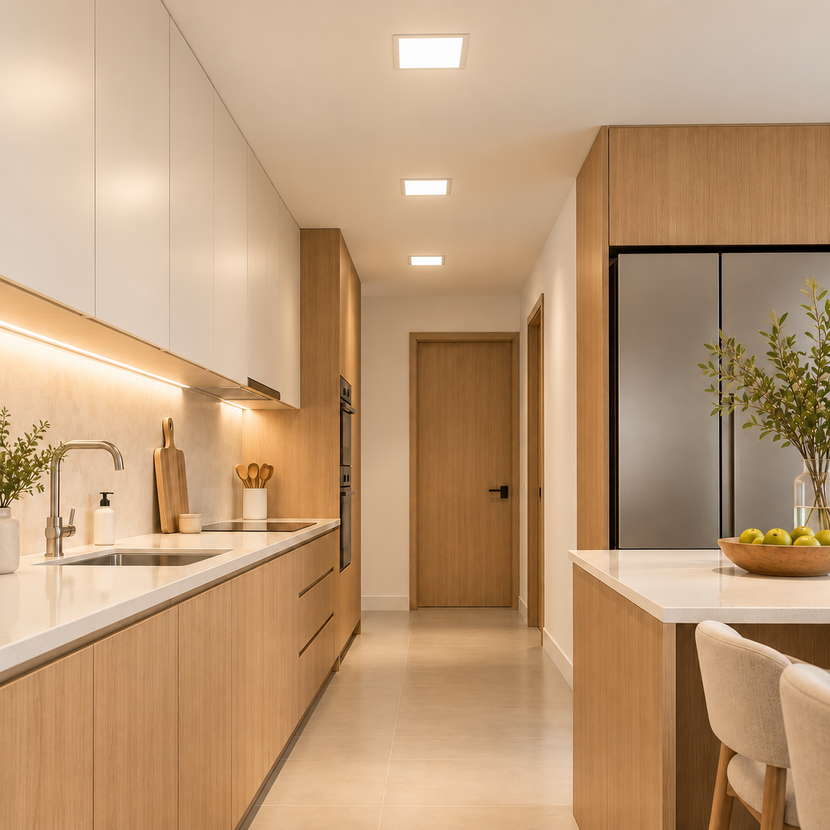 LED Slim Square Downlight Daylight