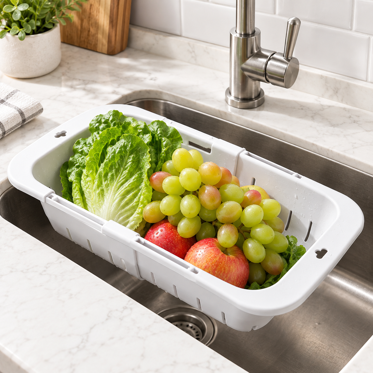 Noa Extendable Sink Colander