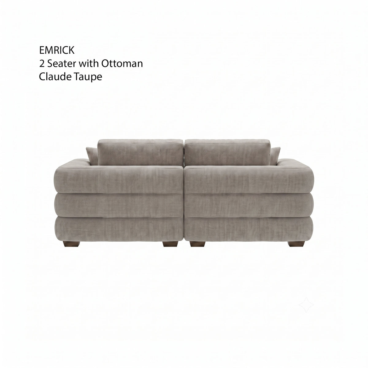 Emrick 2 Seater with Ottoman