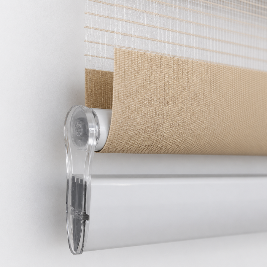 Brown Zebra Non-blackout Blinds