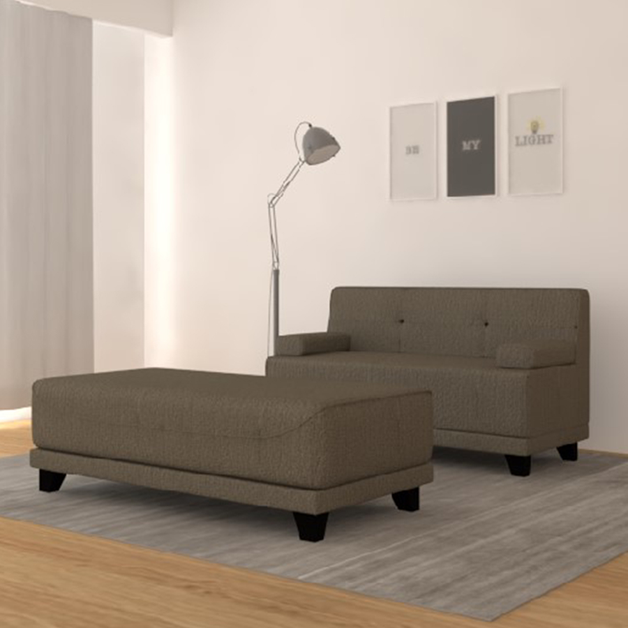 Bobby 2 Seater with Ottoman Sofa