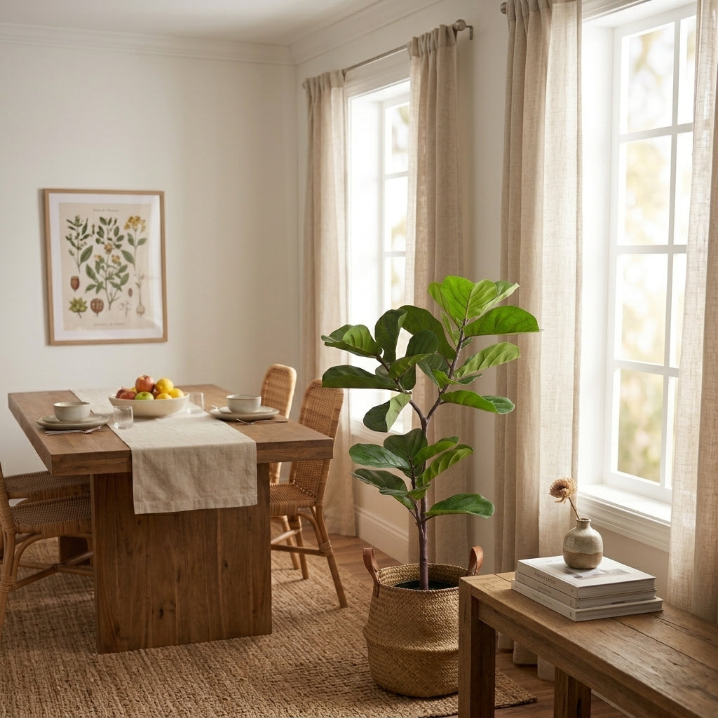 Fiddle Leaf Potted Plant