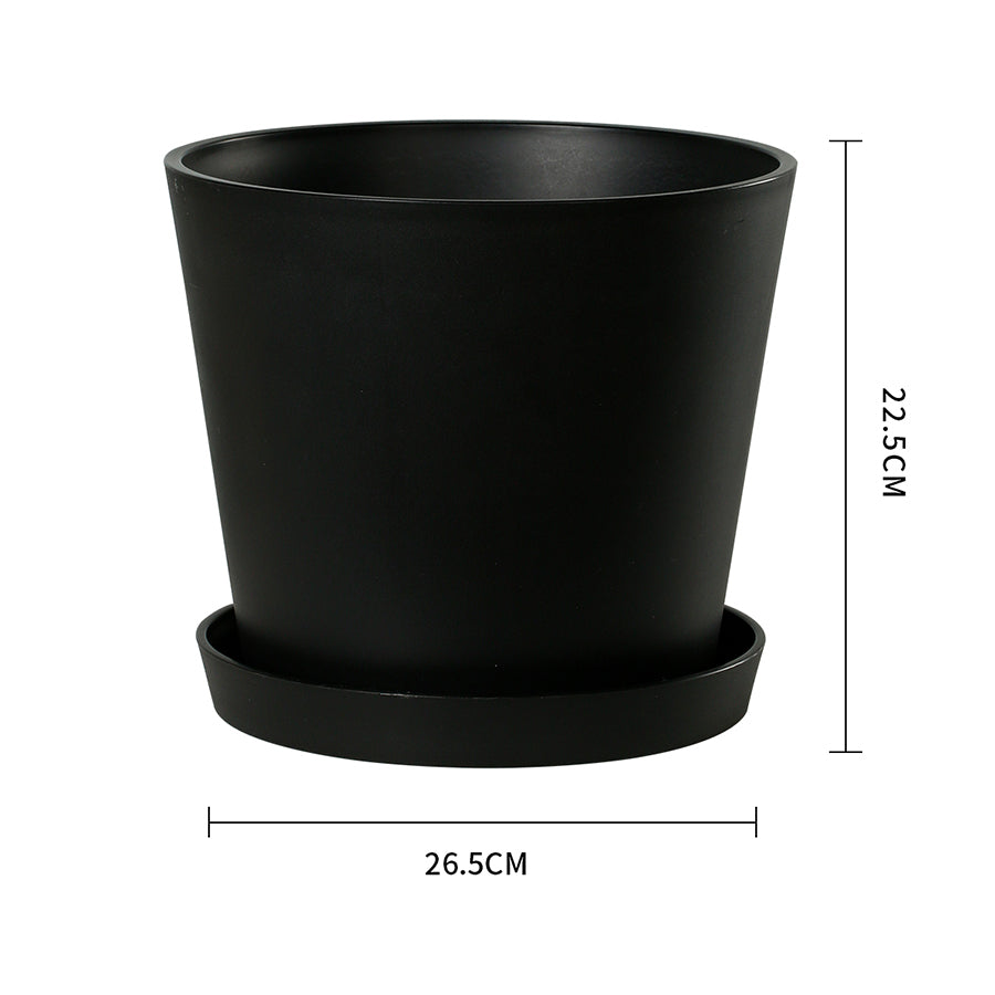 Fria Plastic Black Pot