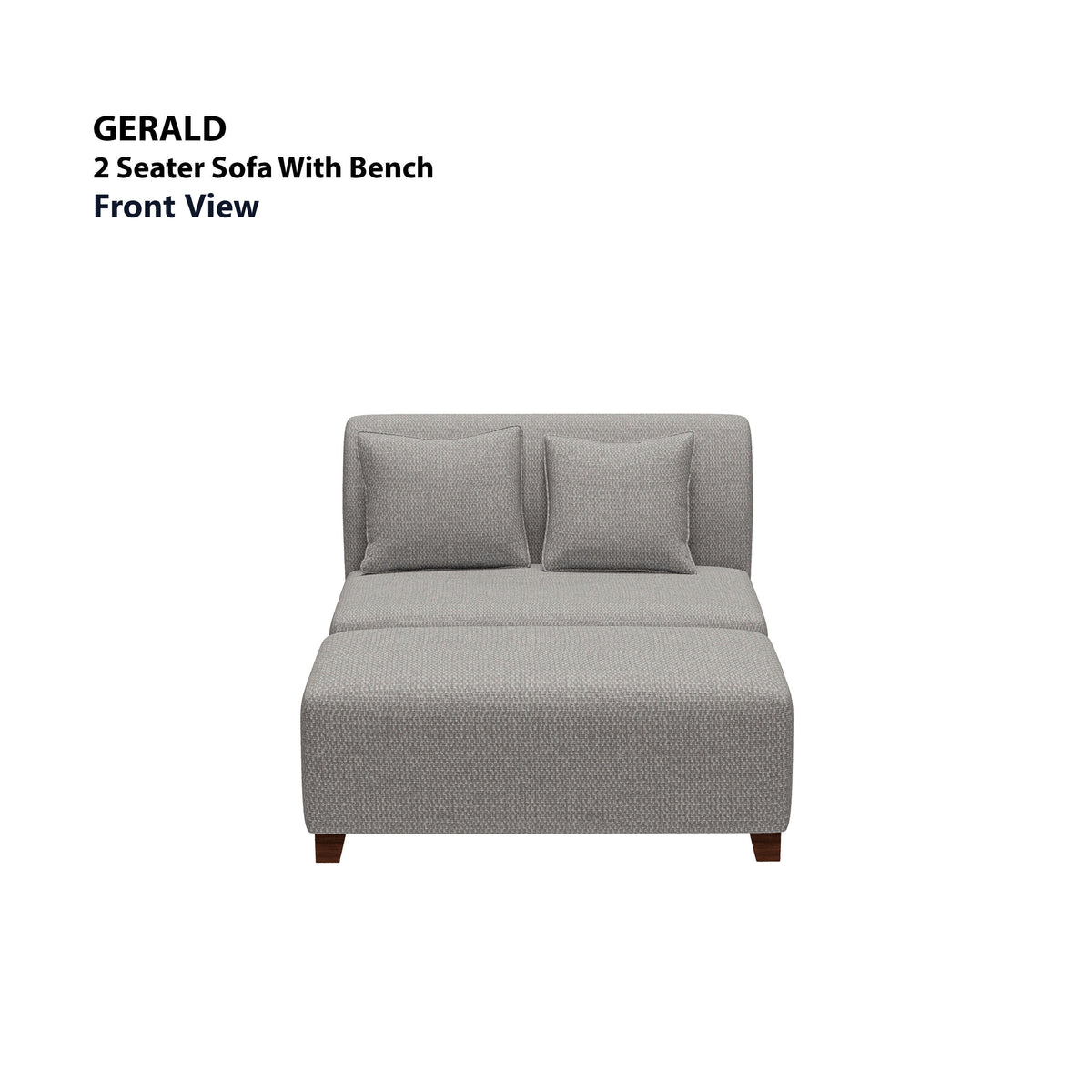Gerald 2 Seater Sofa with Bench