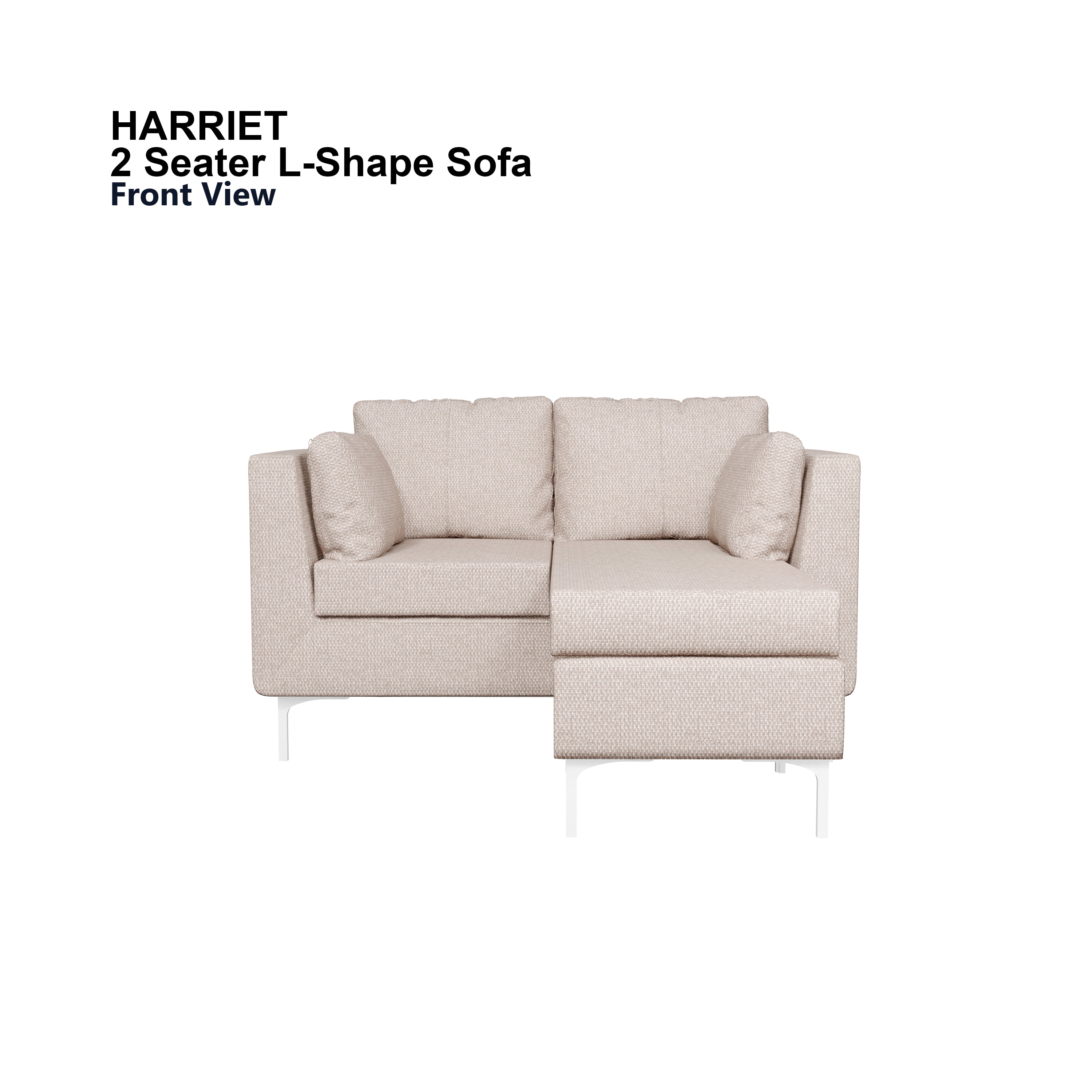 Harriet L-shape 2 Seat Sofa