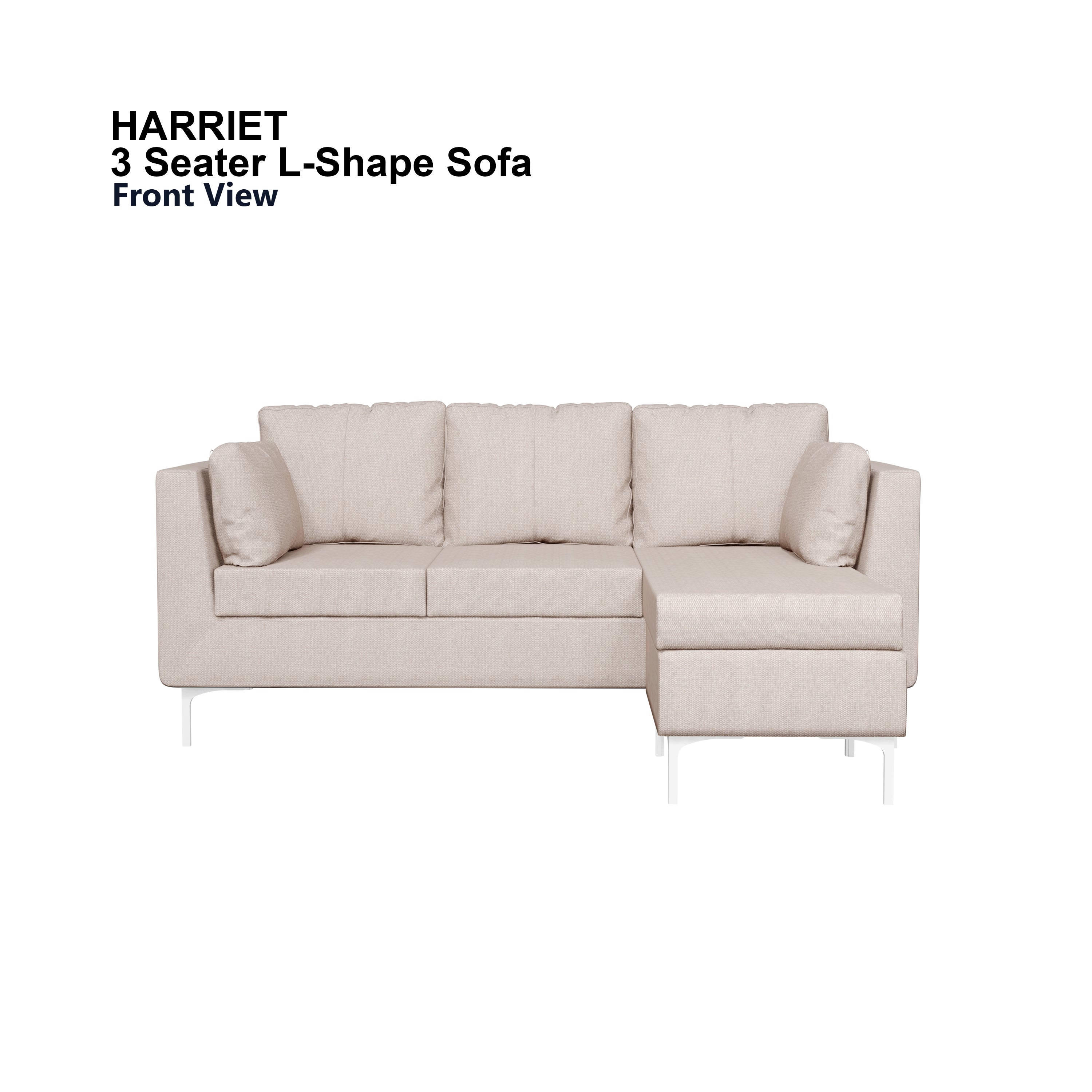 Harriet L-shape 3 Seat Sofa