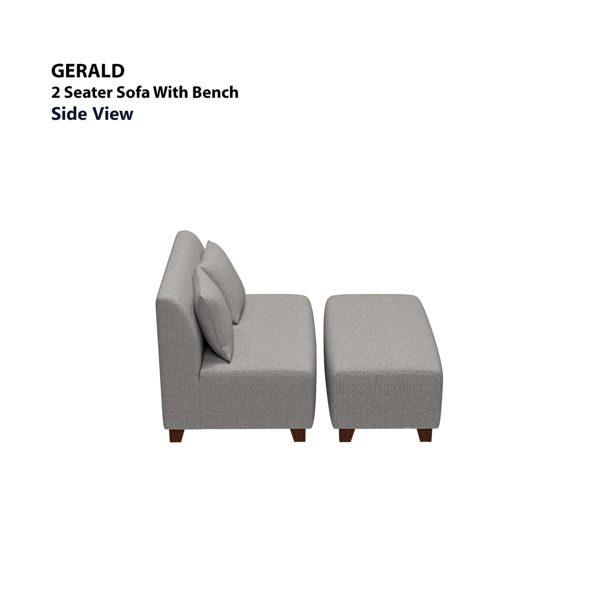 Gerald 2 Seater Sofa with Bench