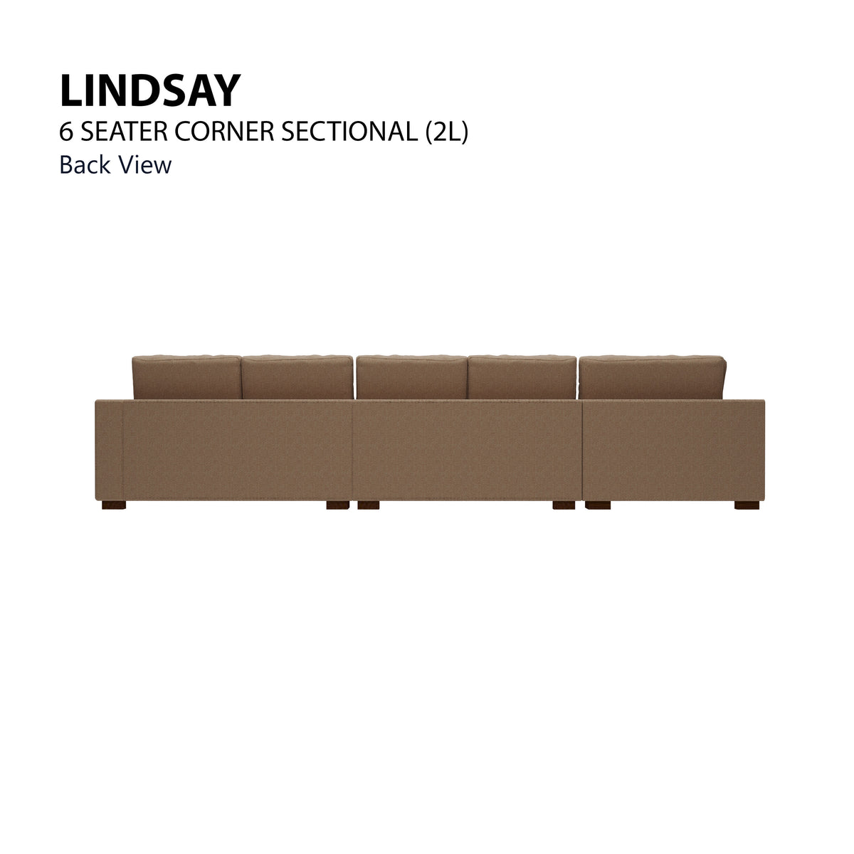 Lindsay Sectional 6 Seat (2L) Sofa