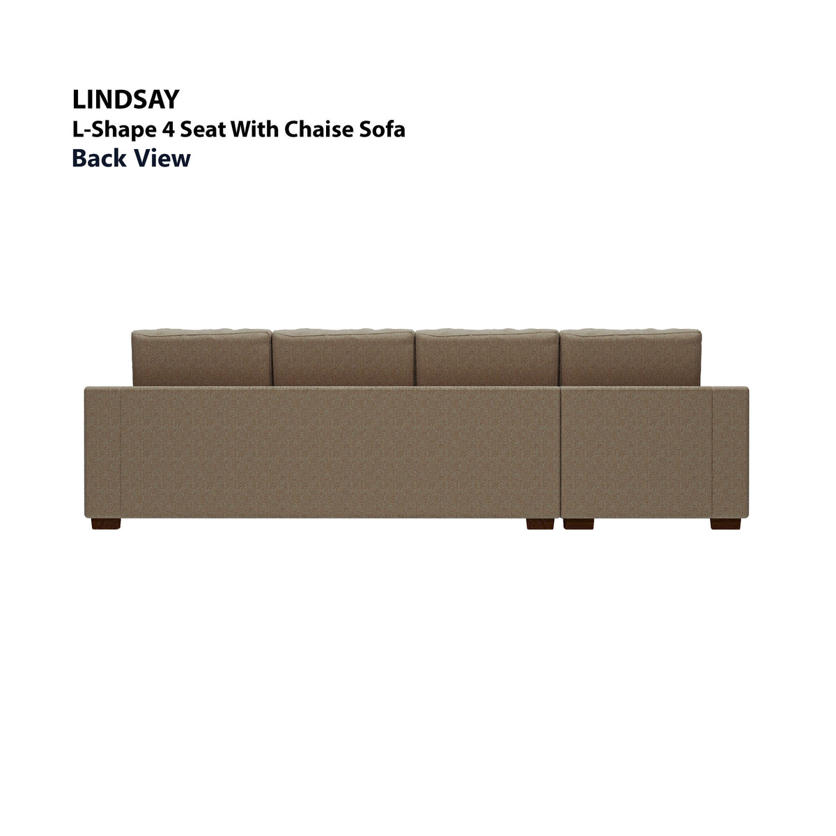 Lindsay L-shape 4 Seat with Chaise (Left Facing) Sofa
