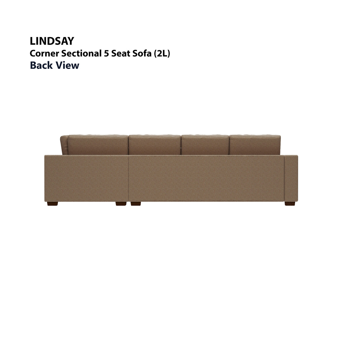 Lindsay Corner Sectional 5 Seat (2L) Sofa