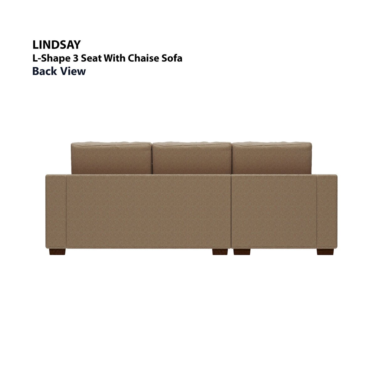 Lindsay L-shape 3 Seat with Chaise (Left Facing) Sofa