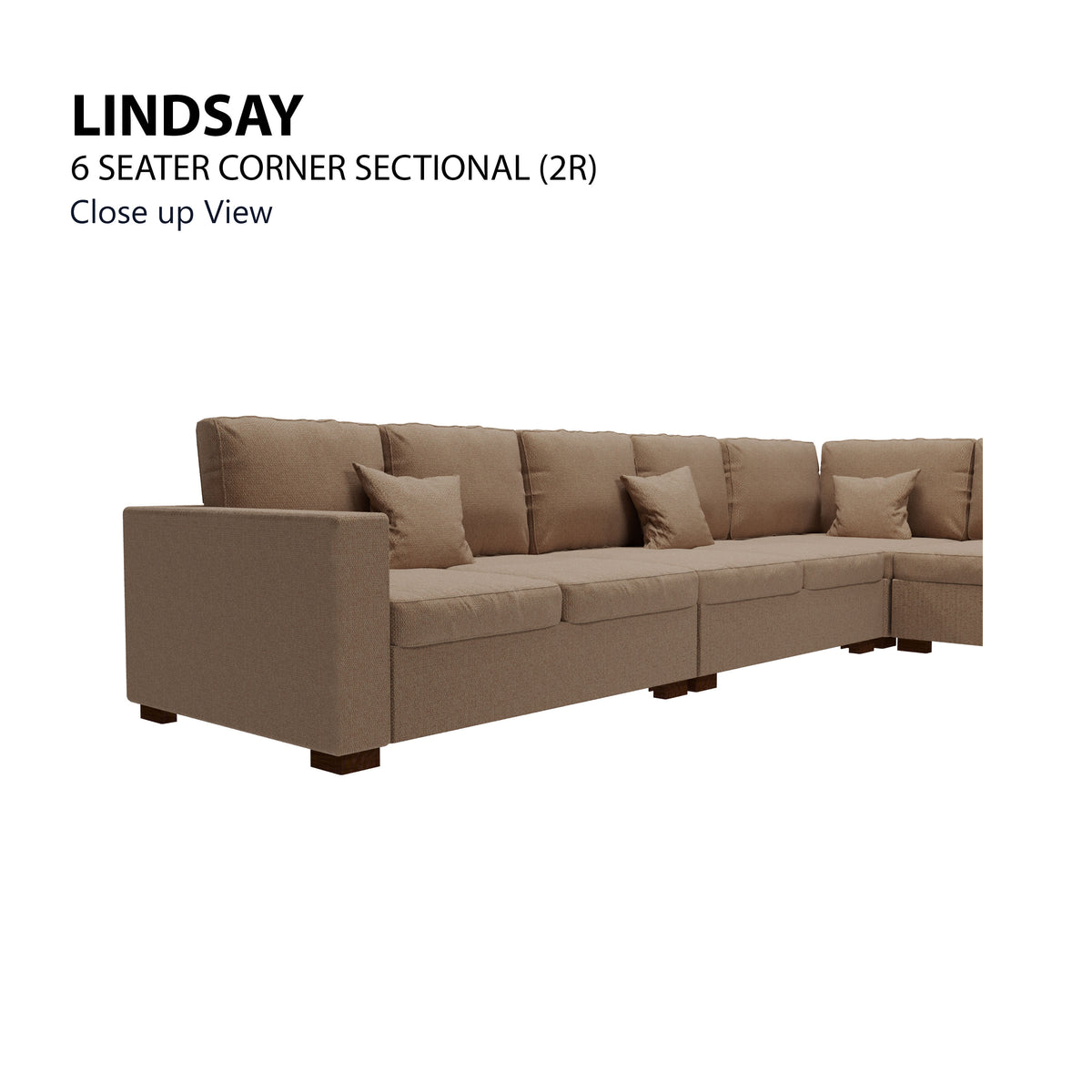 Lindsay Sectional 6 Seat (2R) Sofa