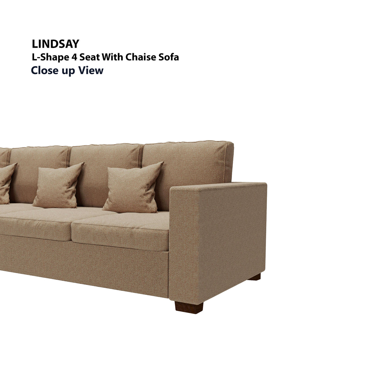 Lindsay L-shape 4 Seat with Chaise (Left Facing) Sofa