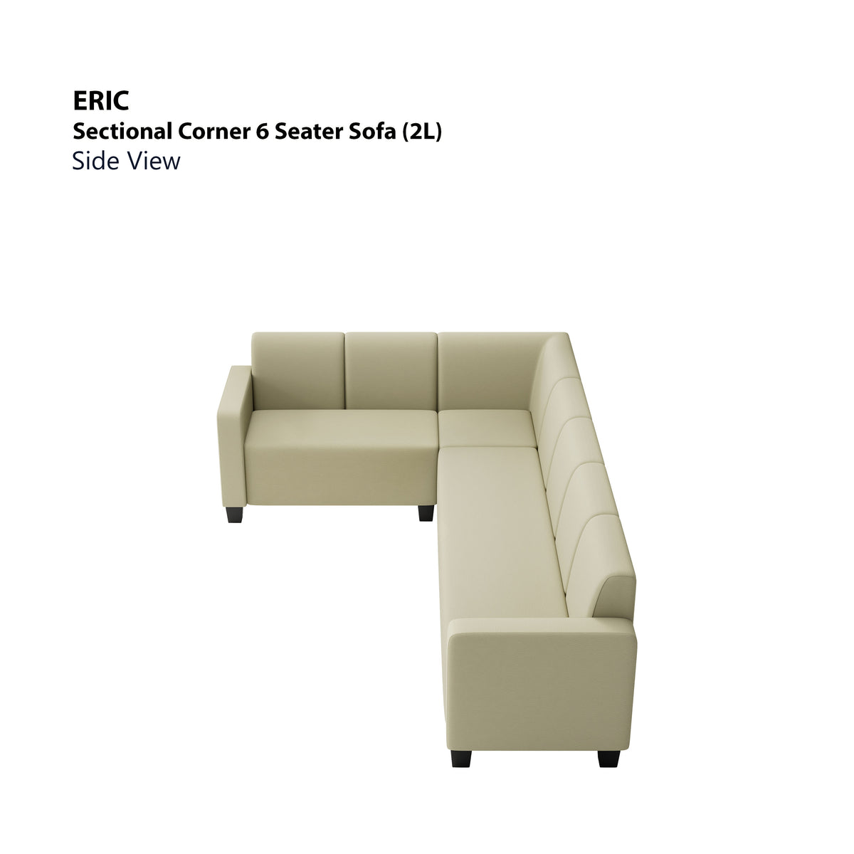 Eric Corner Sectional 6 Seat (2L) Sofa