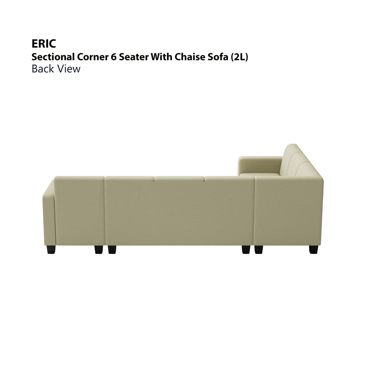 Eric Sectional 6 Seat with Chaise (2L) Sofa