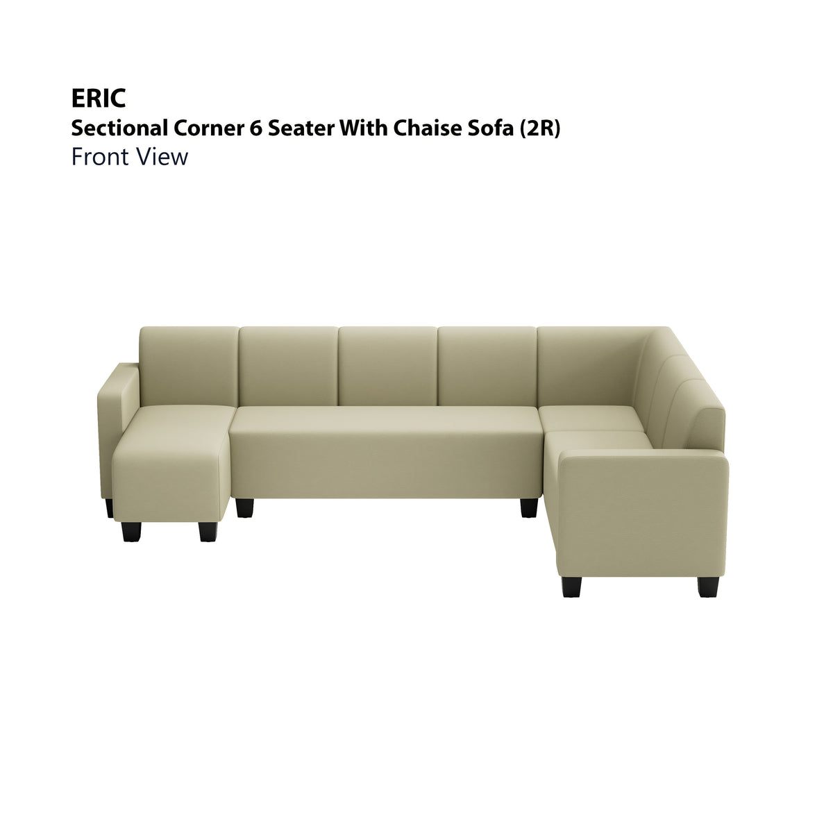 Eric Sectional 6 Seat with Chaise (2R) Sofa