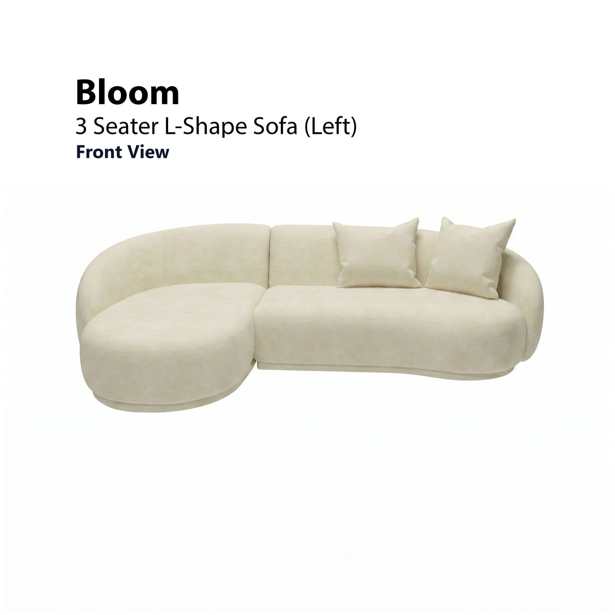 Bloom 3 Seater L-Shape (Left) Sofa