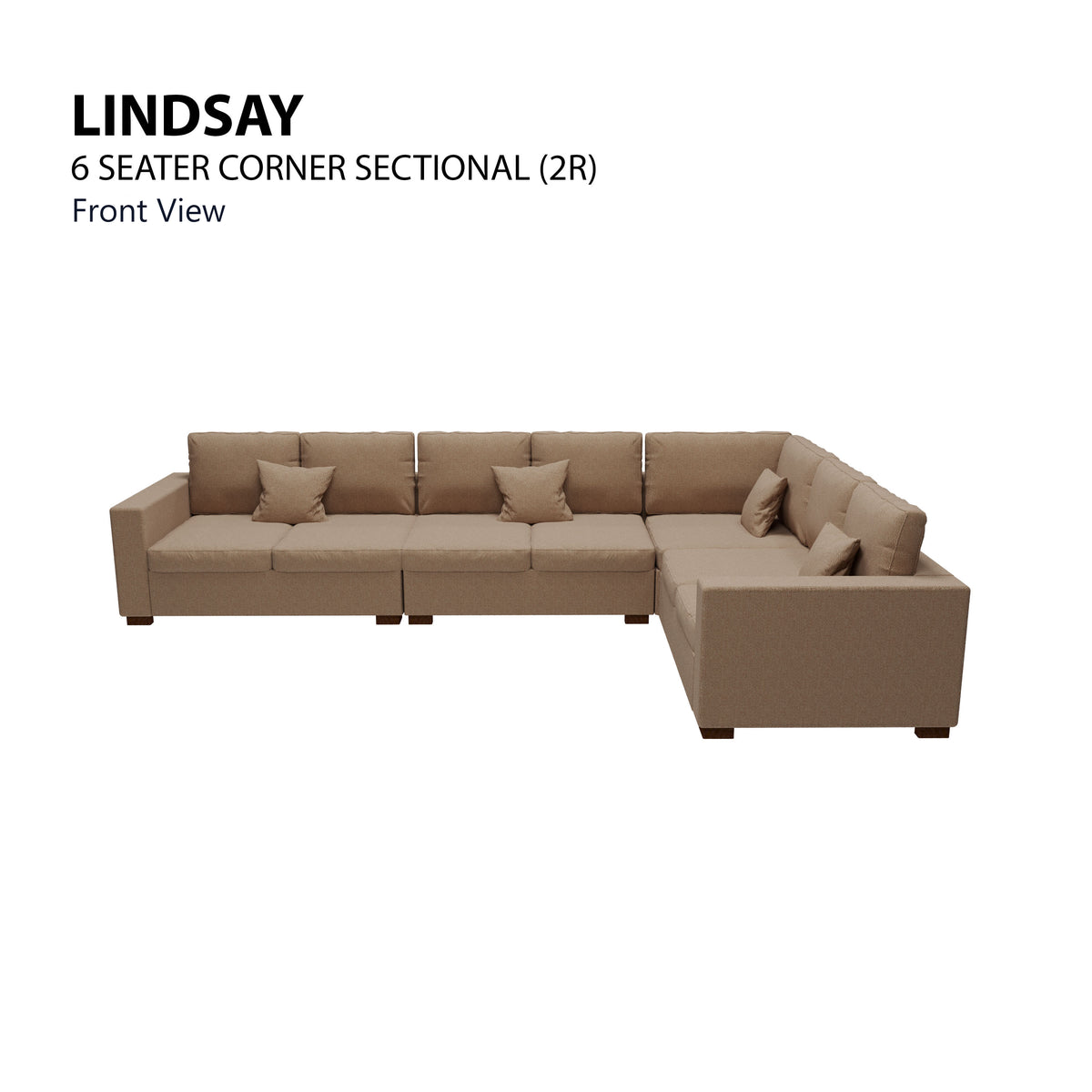 Lindsay Sectional 6 Seat (2R) Sofa