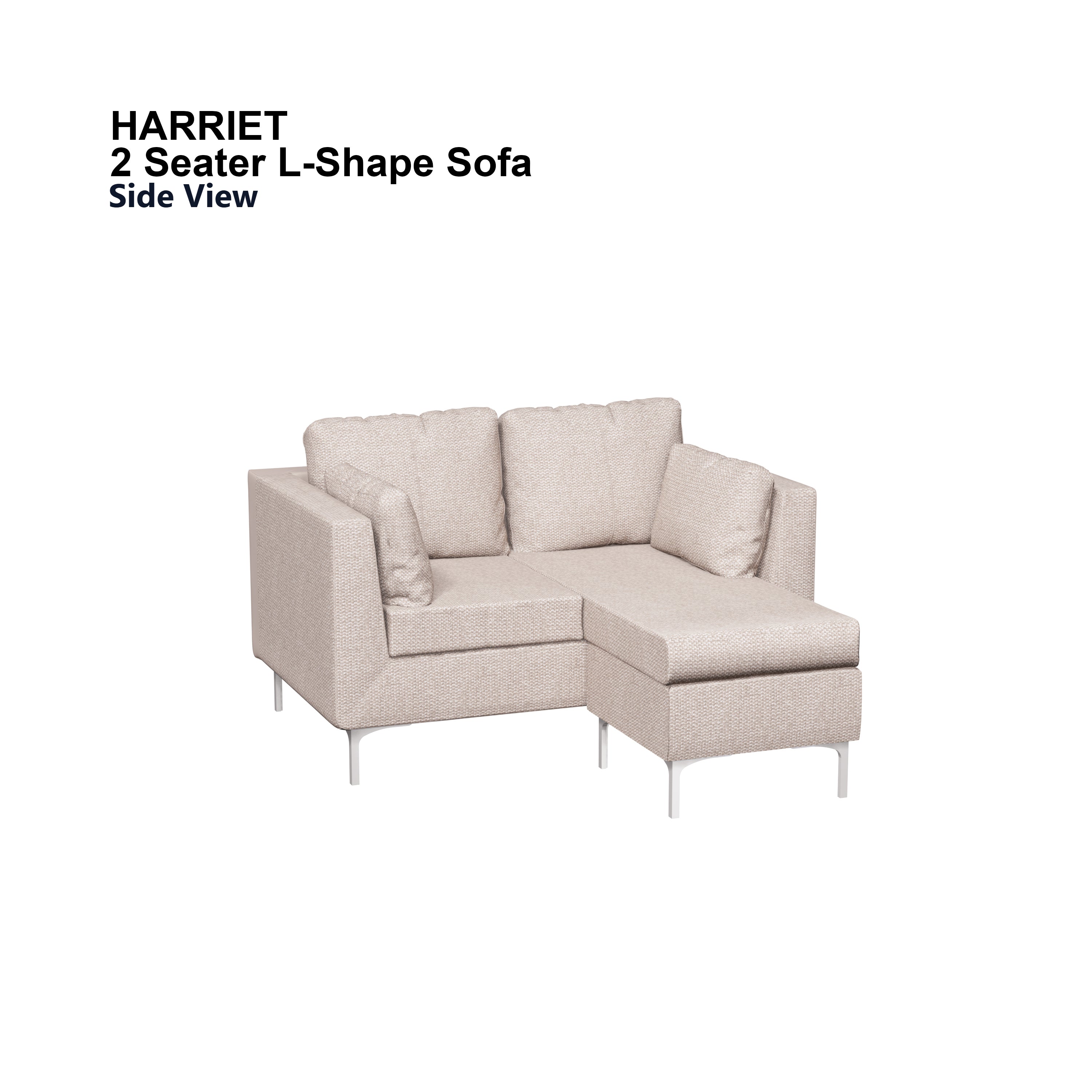 Harriet L-shape 2 Seat Sofa