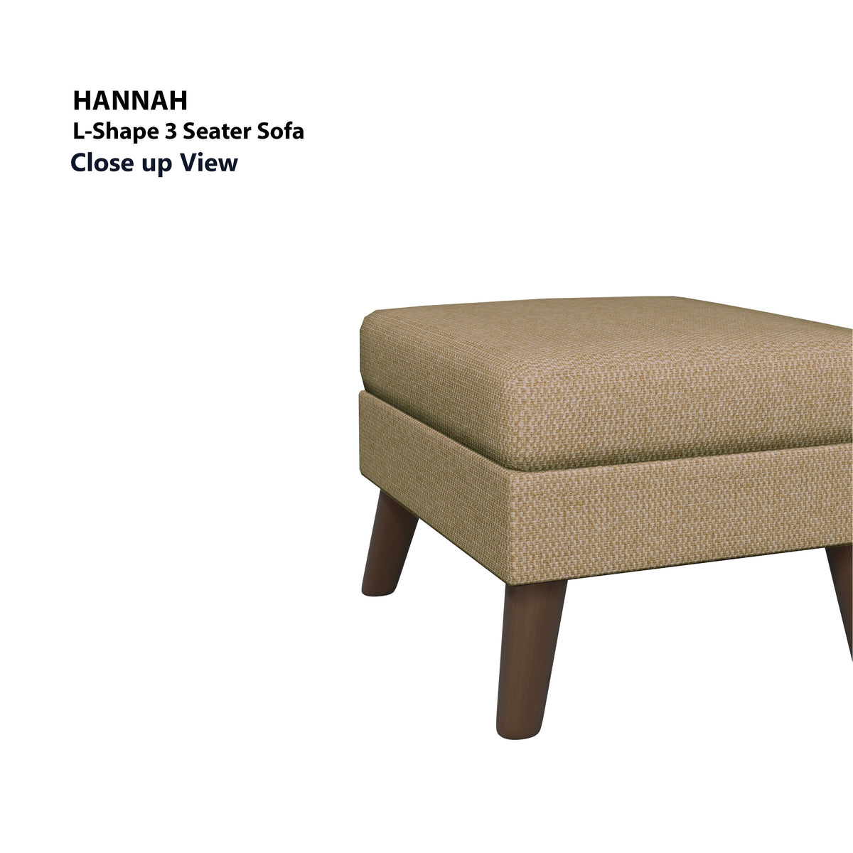 Hannah L-shape 3 Seat Sofa