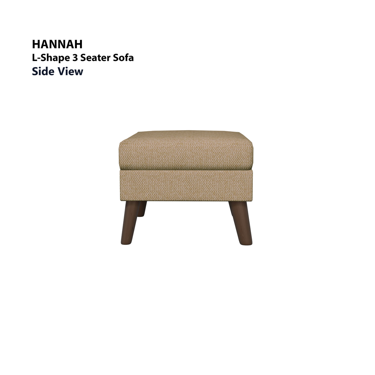 Hannah L-shape 3 Seat Sofa