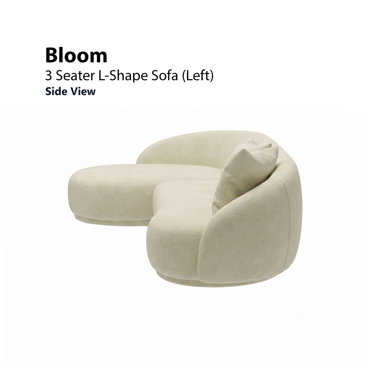 Bloom 3 Seater L-Shape (Left) Sofa