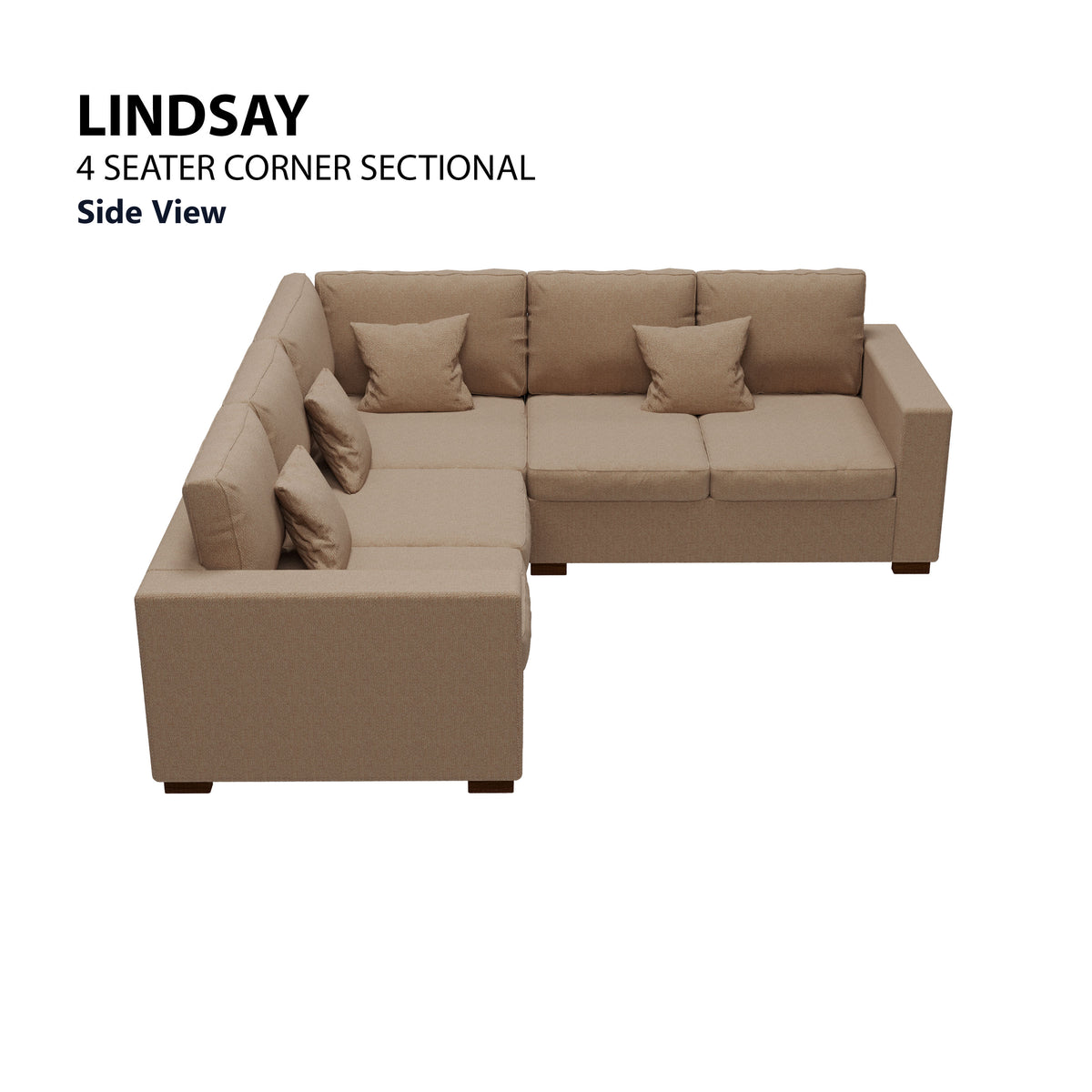Lindsay Sectional 4 Seat Corner Sofa