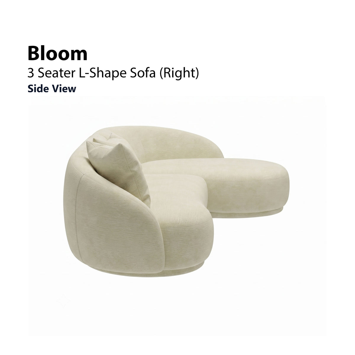 Bloom 3 Seater L-Shape (Right) Sofa