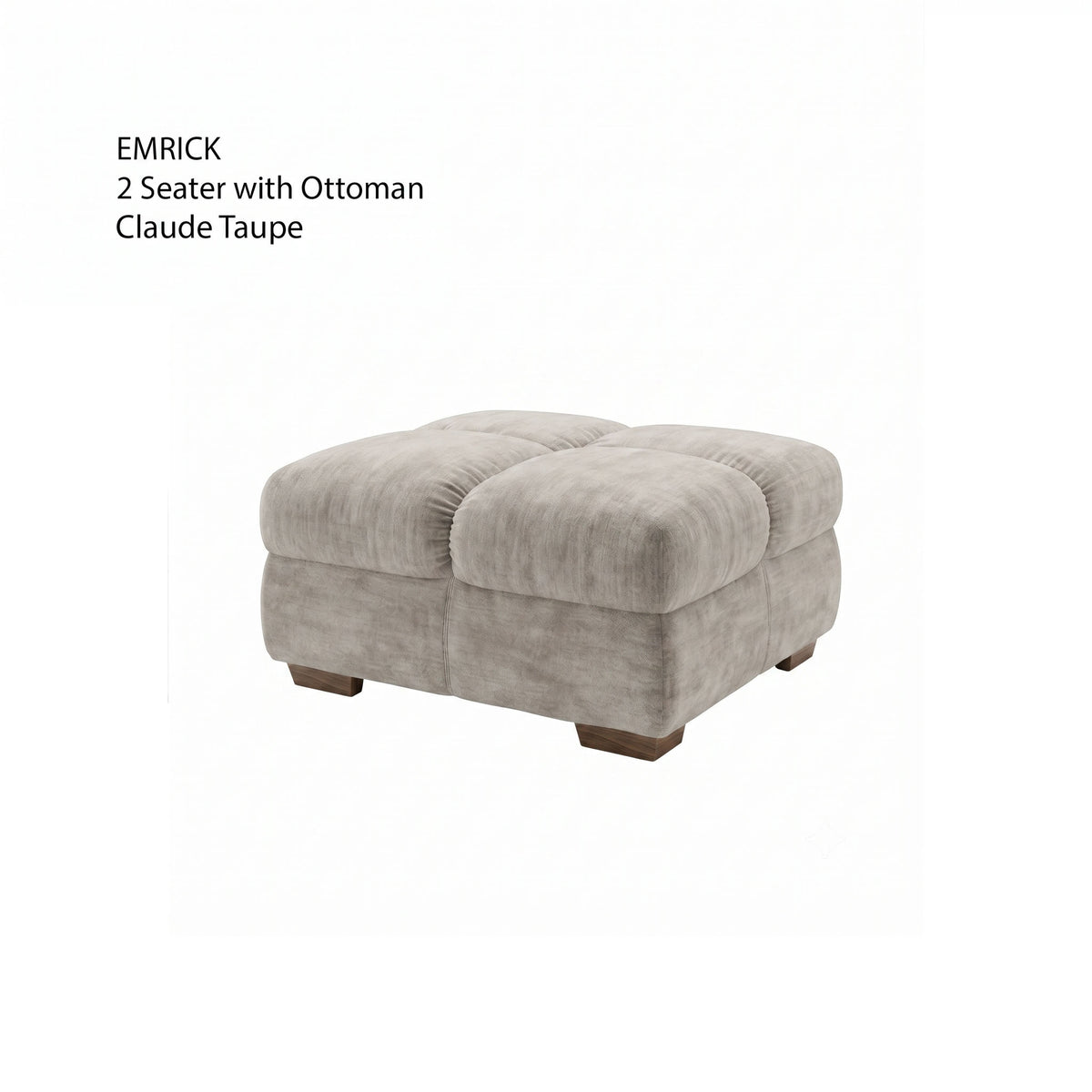 Emrick 2 Seater with Ottoman