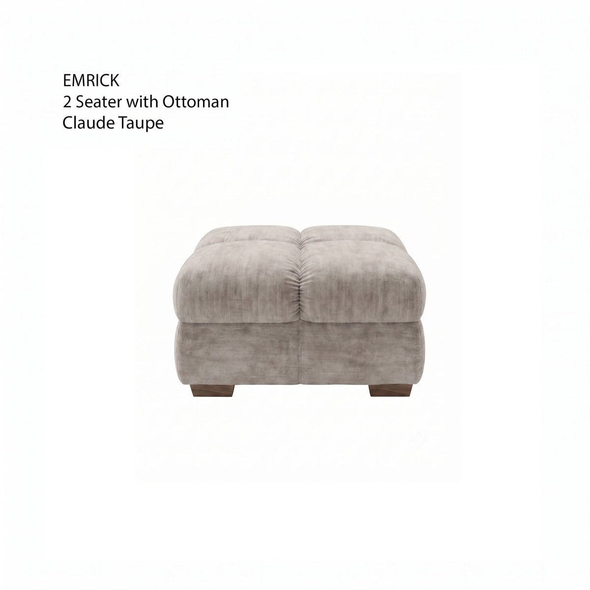 Emrick 2 Seater with Ottoman