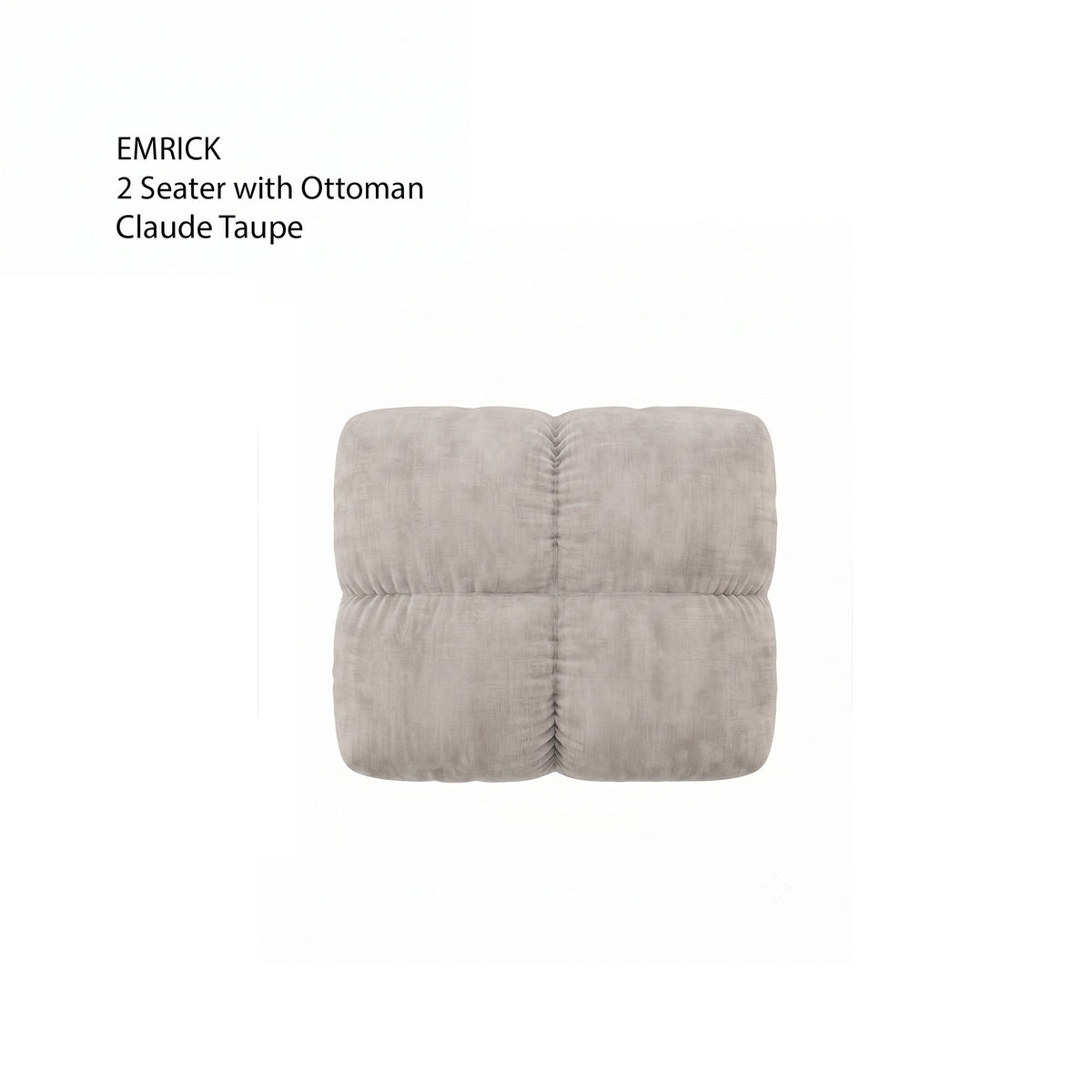 Emrick 2 Seater with Ottoman