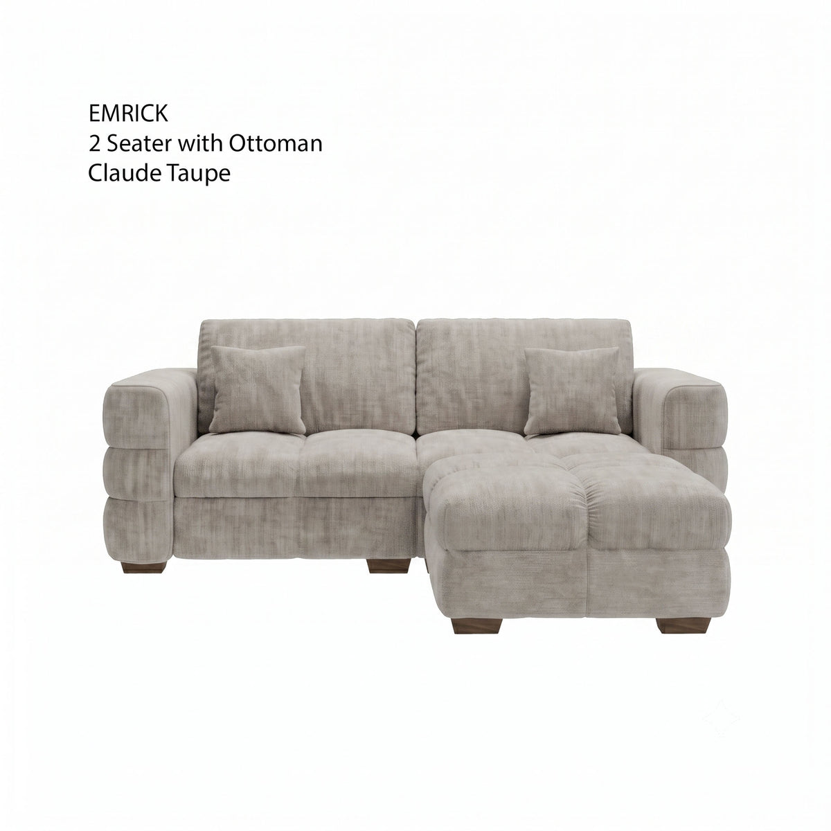 Emrick 2 Seater with Ottoman