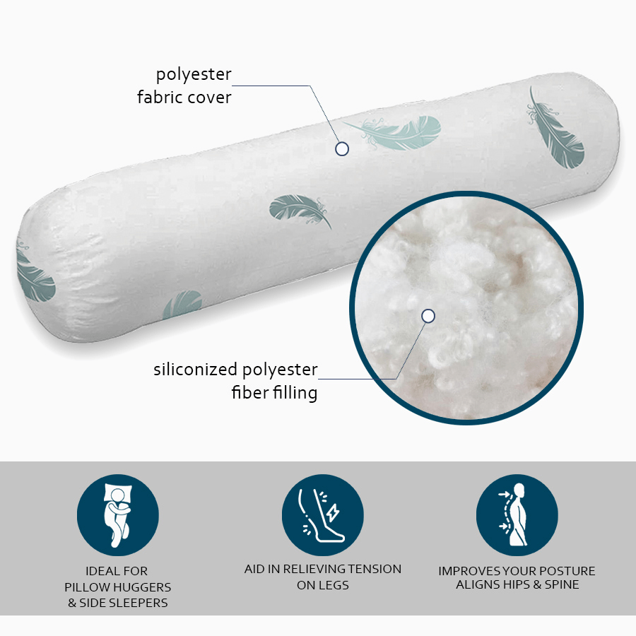 Huggy Fiber Bolster Pillow