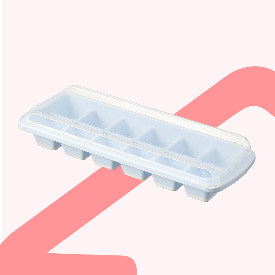 12 Ice Cube Mold with Cover