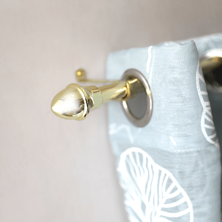 3/4" Diameter Cafe Rod Shiny Gold