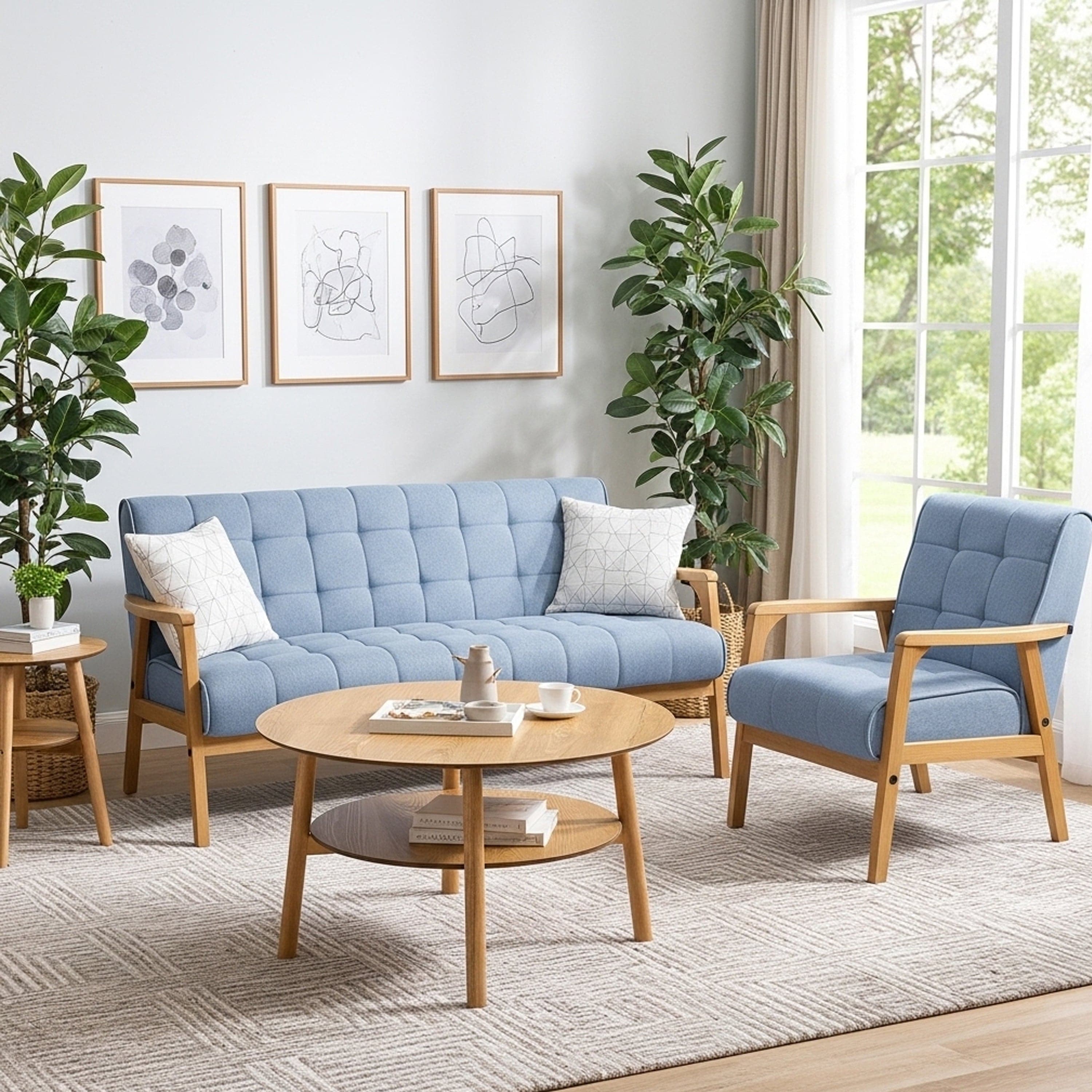 #color_Teak + Aquamarine Blue