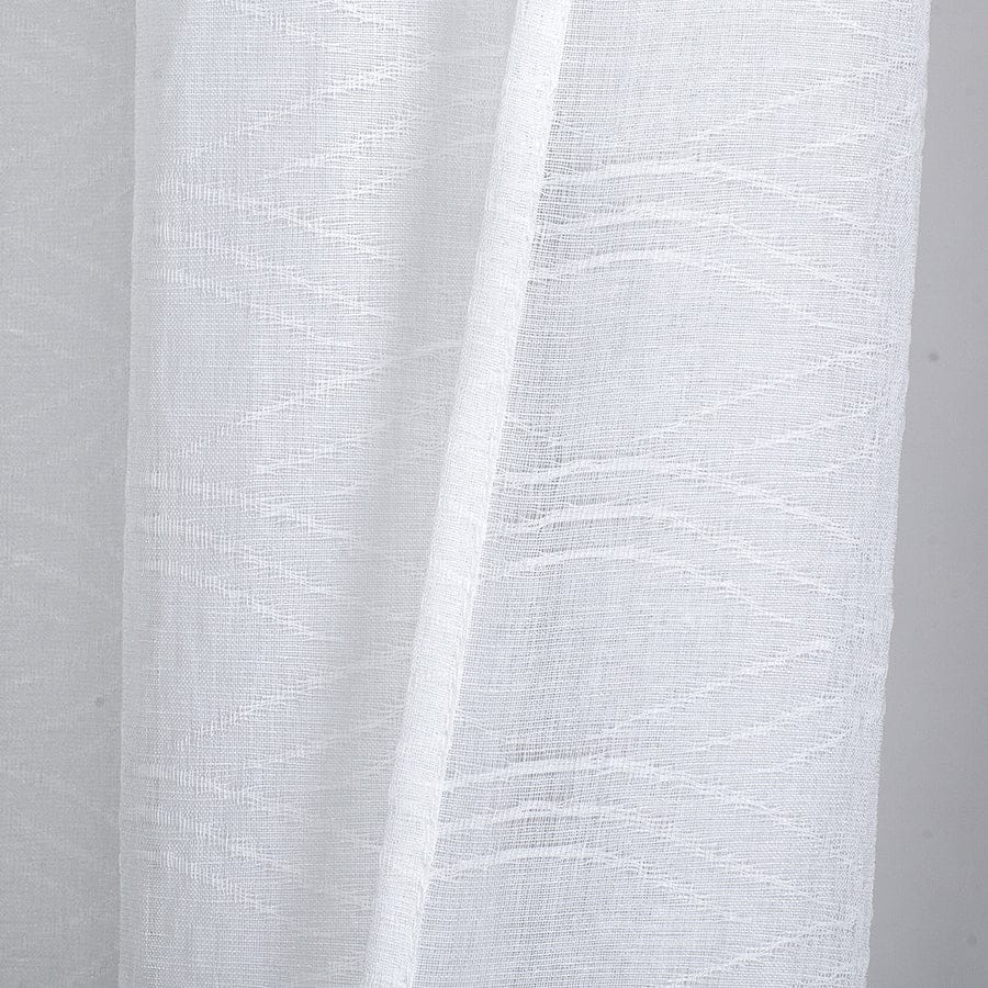 Adelia White Sheer Curtain