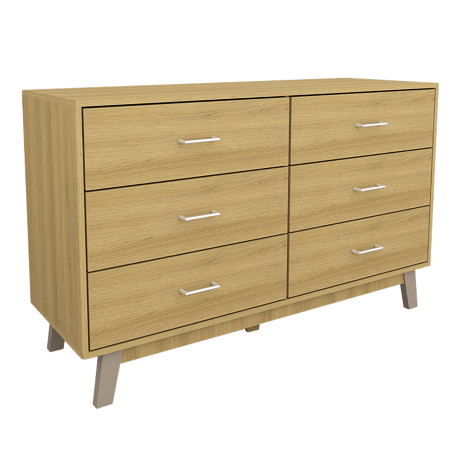 MORE AIDEN OPTIONS Aiden Chest of 6 Drawer Aiden Chest of 6 Drawer Oak Mandaue Foam
