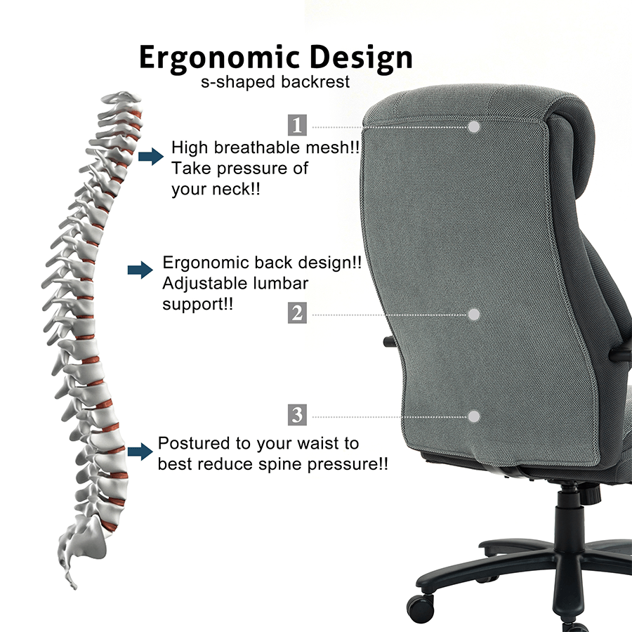 Alara Supersize High Back Office Chair