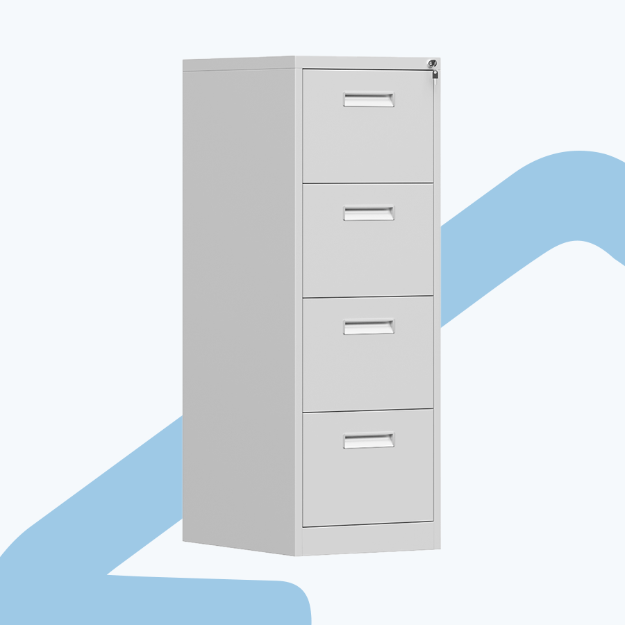 Alex Vertical 4 Drawer Cabinet