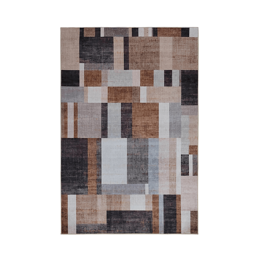 Ali Brown Clay Printed Rug Ali Brown Clay Printed Rug Mandaue Foam