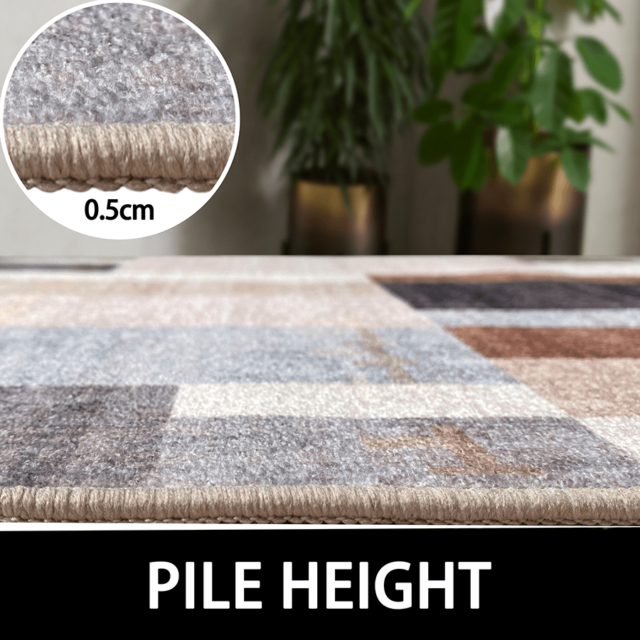 Ali Brown Clay Printed Rug Ali Brown Clay Printed Rug Mandaue Foam