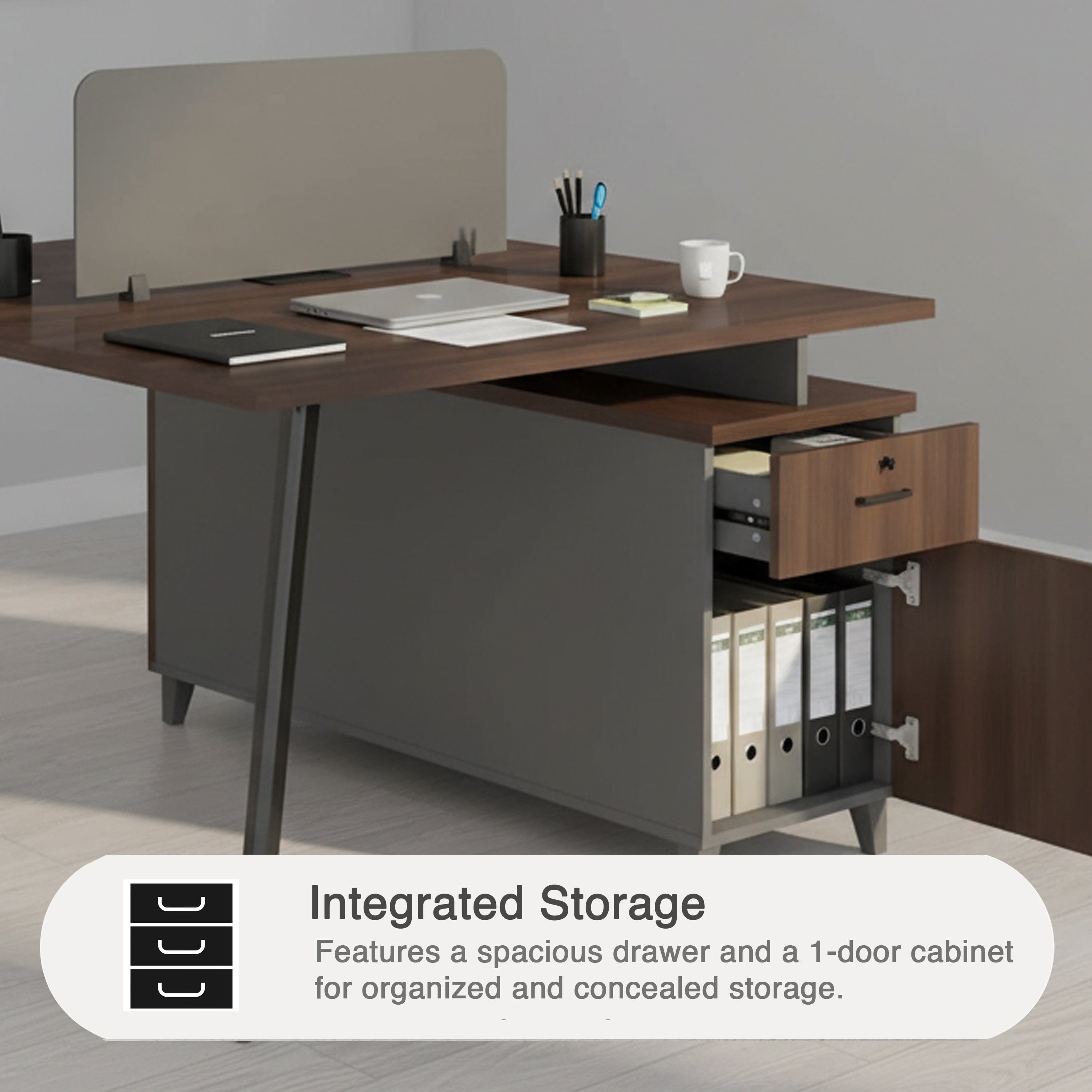 Alice 2-Seater Workstation Desk