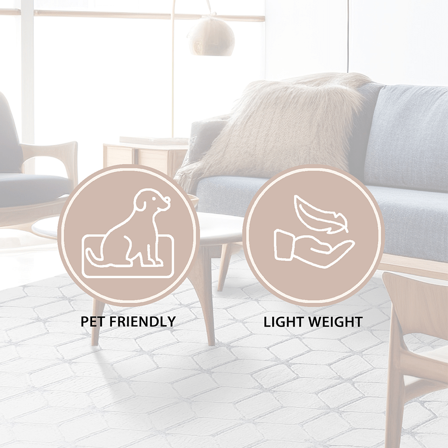 MORE ALITH OPTIONS Alith Leaves High-low Rug Alith Leaves High-low Rug Mandaue Foam