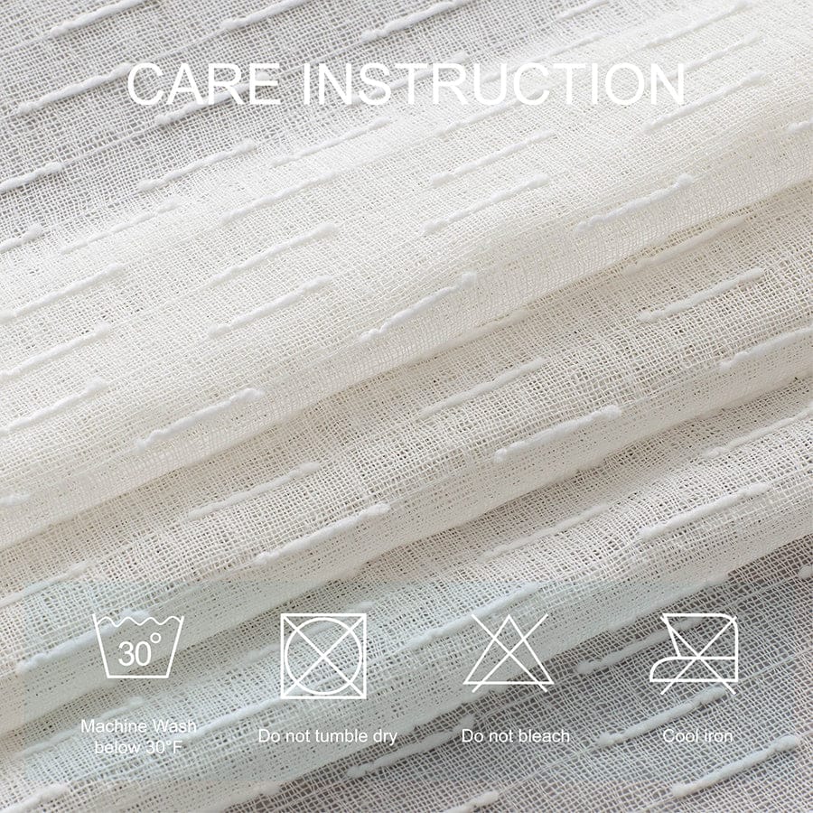 Amalie Beige Sheer Curtain